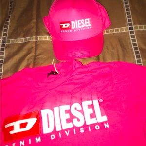 Kids shirt and hat big kids 12 diesel